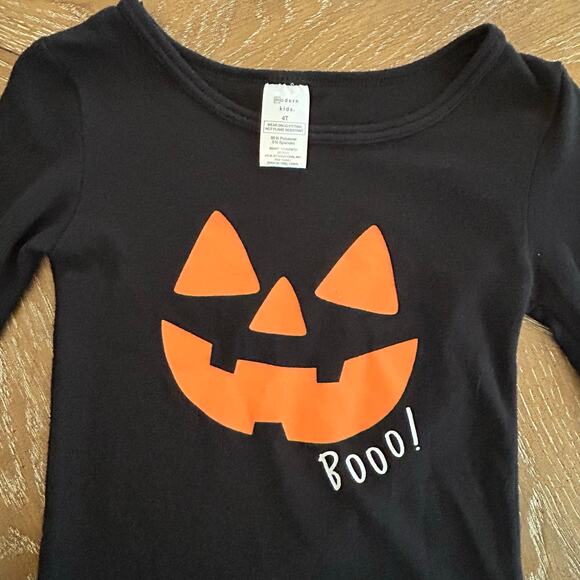 NWOT-Modern Kids "Boo" Pumpkin Long Sleeve Shirt-Size 4T - Picture 4 of 7